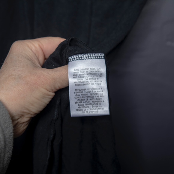 Black Parasuco V Neck Sequinned Top Sz LG - Picture 4 of 5